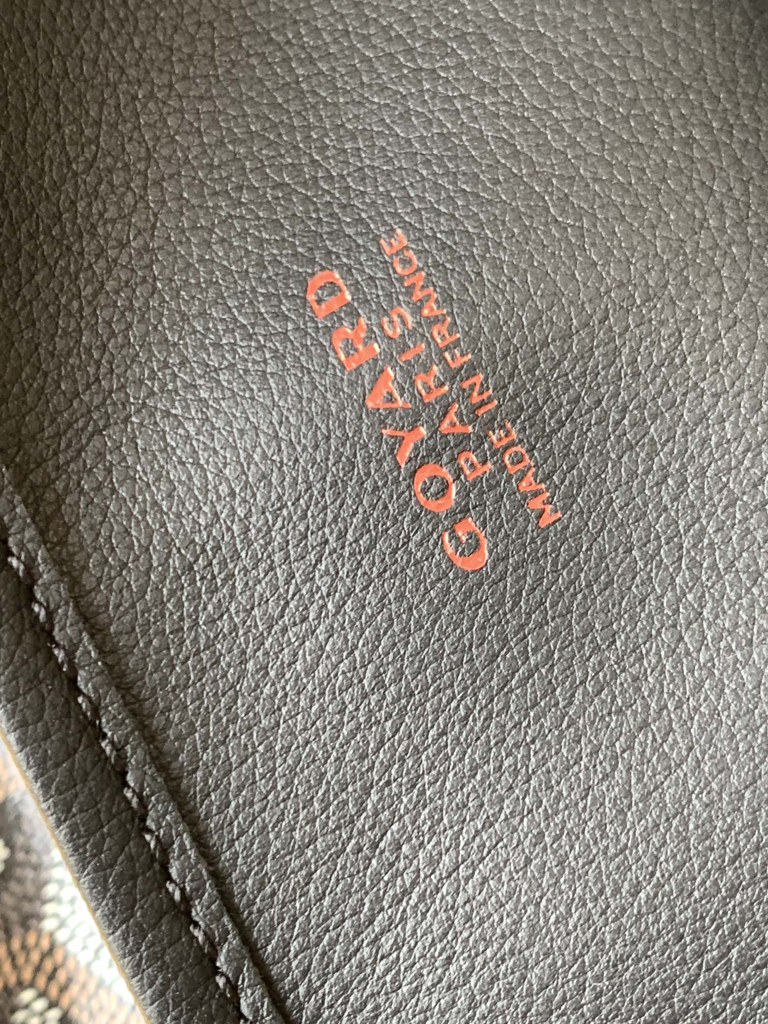 Goyard Black Anjou Mini Bag Black brown Women's Handbag