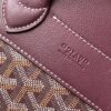 Goyard Bordeaux Chevron Print Coated Canvas Alpin Mini Backpack Bag