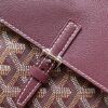 Goyard Bordeaux Chevron Print Coated Canvas Alpin Mini Backpack Bag