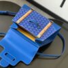 Goyard Blue Goyardine Saigon PM Cloth Cloth ref.1979482