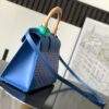 Goyard Blue Goyardine Saigon PM Cloth Cloth ref.1979482