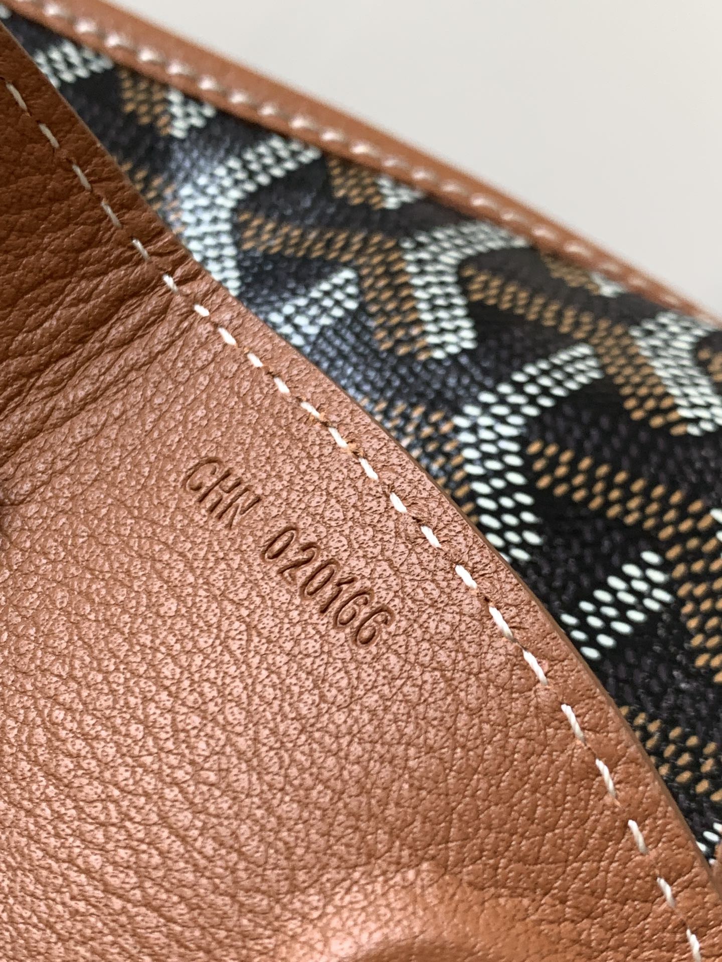 Goyard Black Anjou Mini Bag Brown  Women's Handbag