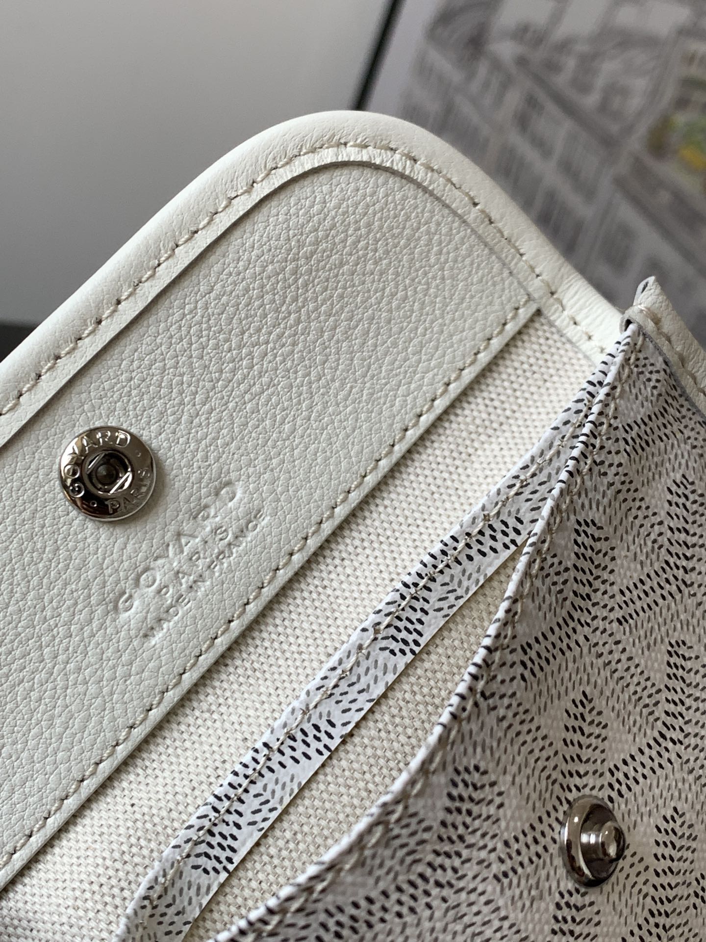 Goyard Black Anjou Mini Bag white Women's Handbag
