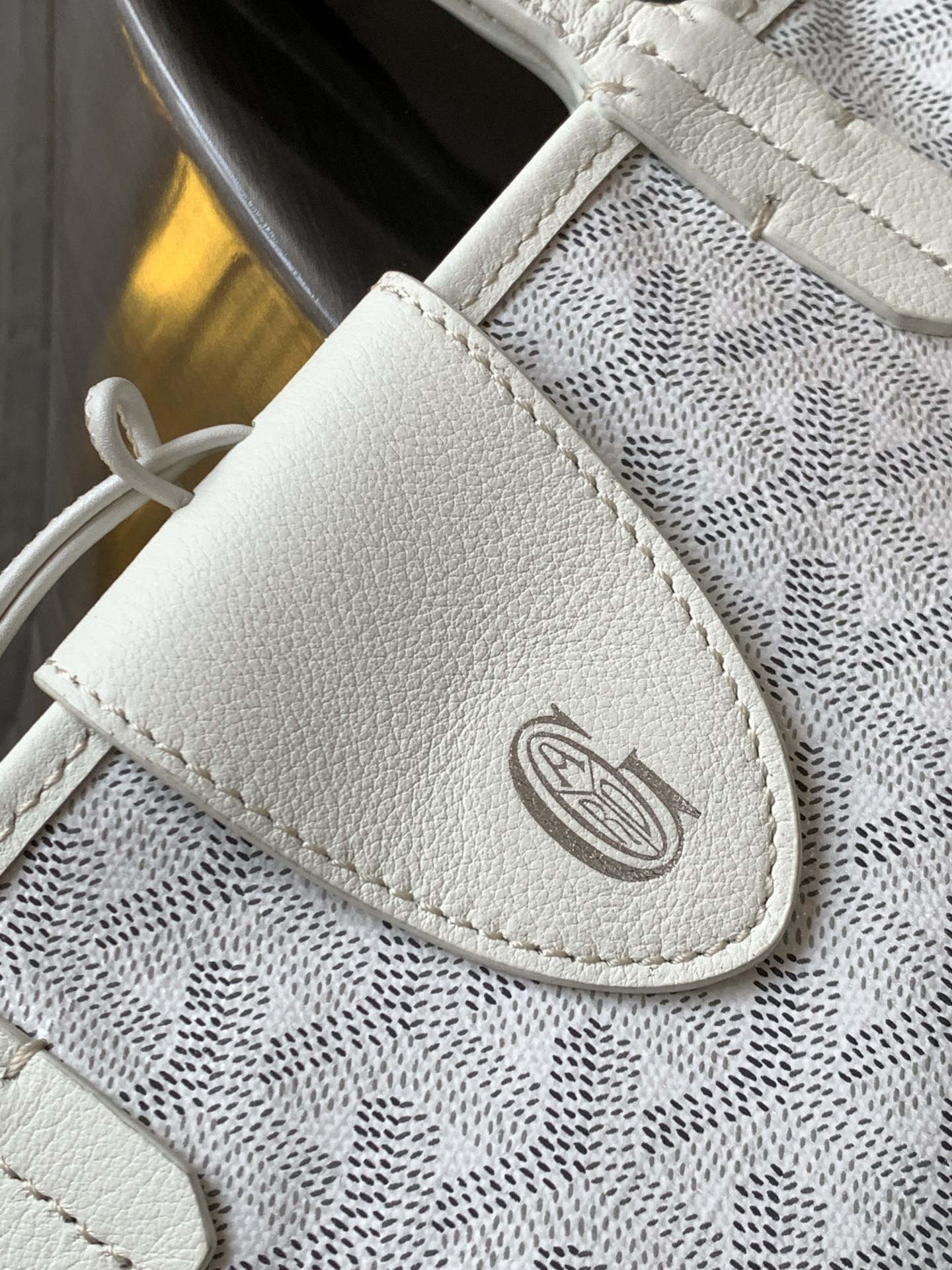 Goyard Black Anjou Mini Bag white Women's Handbag
