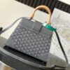 Goyard Saigon Structure PM Black and gray Goyardine ...
