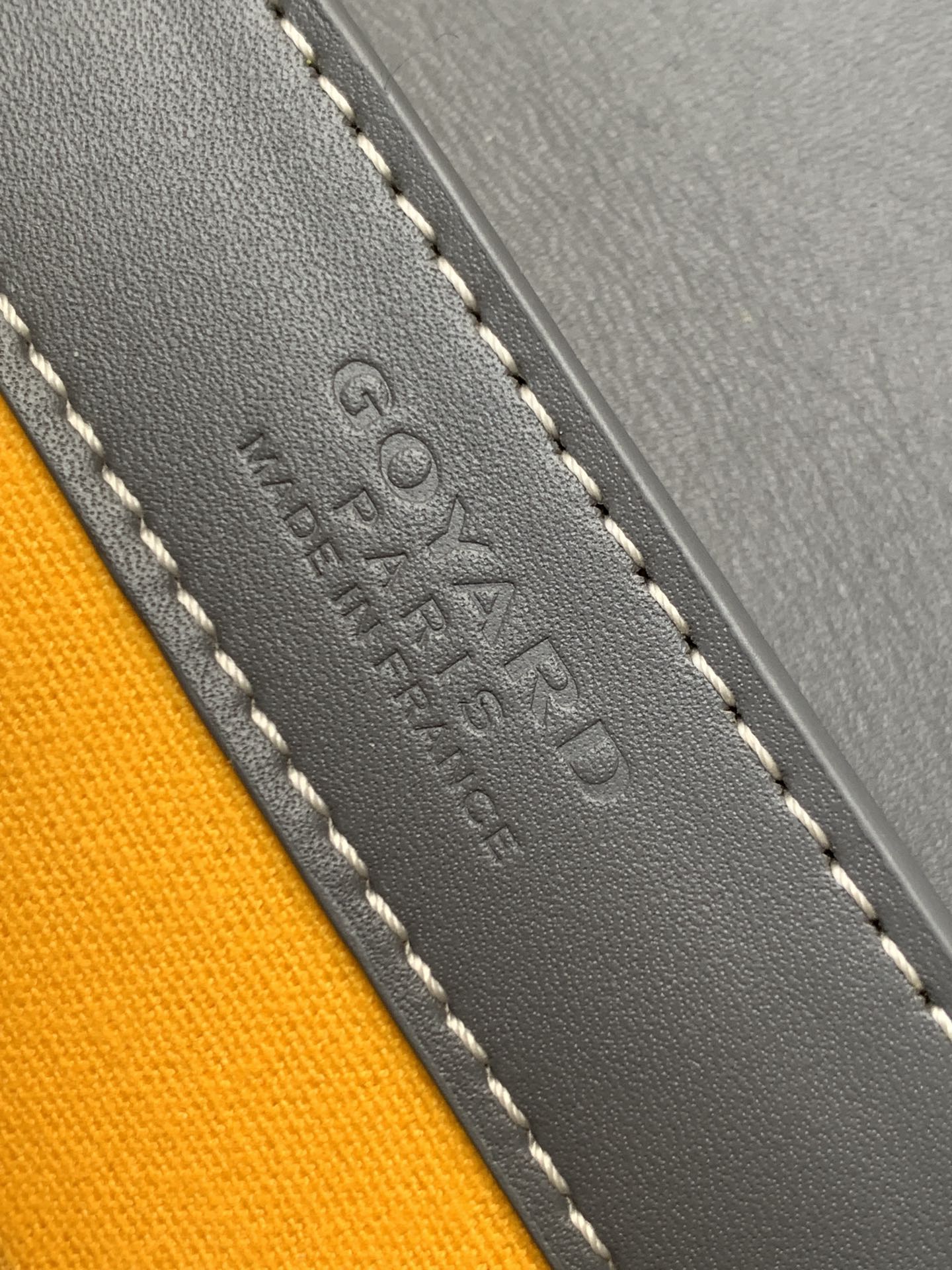 Goyard Saigon Structure PM Black and gray Goyardine ...