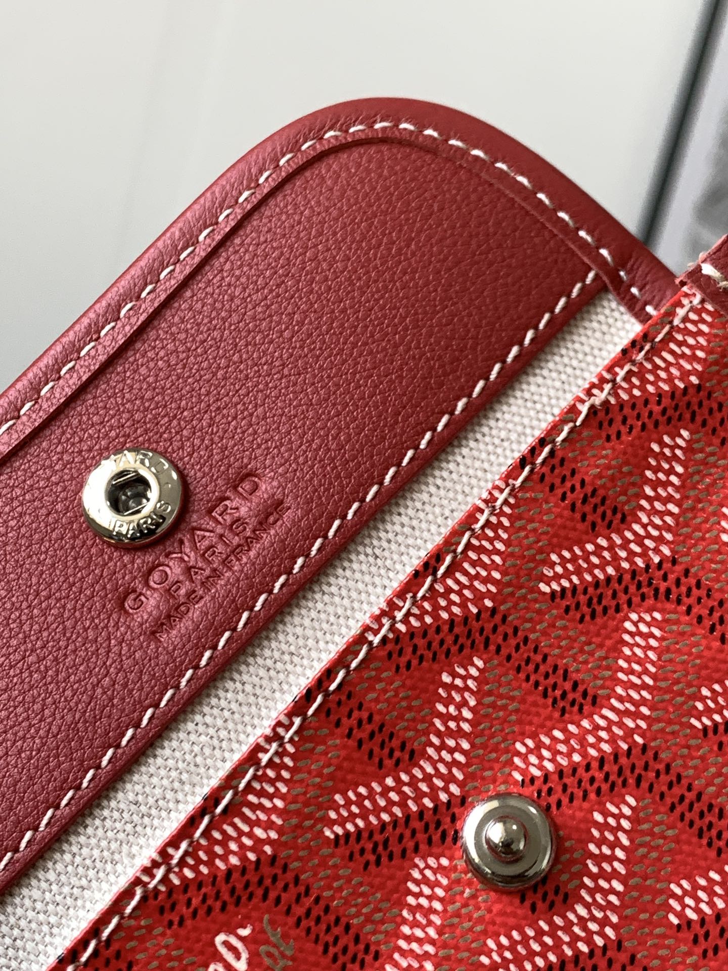 Goyard Black Anjou Mini Bag red Women's Handbag