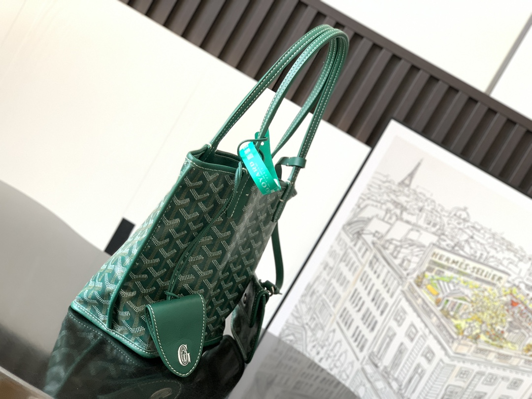 Goyard Black Anjou Mini Bag green Women's Handbag