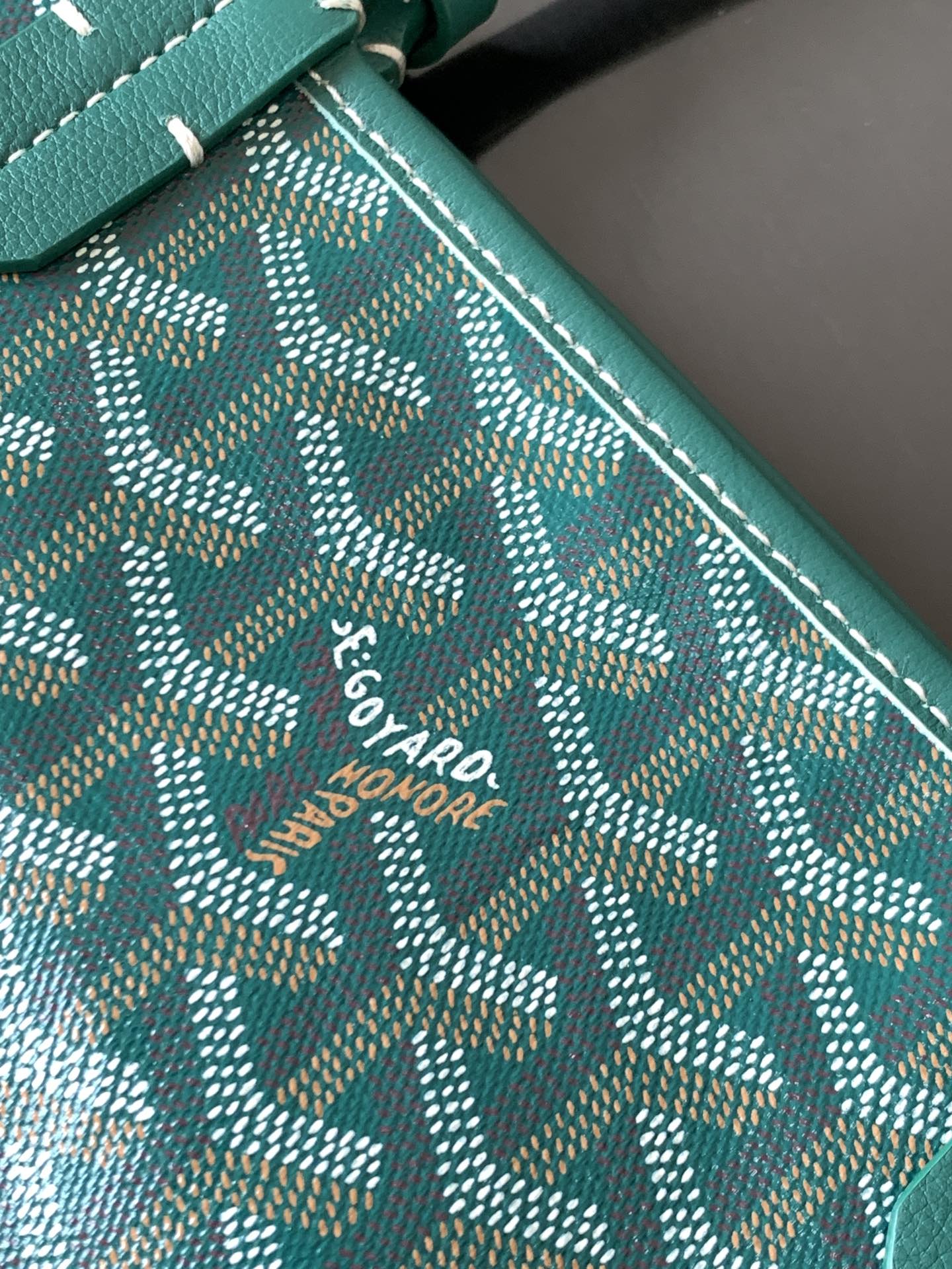 Goyard Black Anjou Mini Bag green Women's Handbag