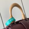 Goyard Burgundy Goyardine "Saigon" PM Top Handle Bag