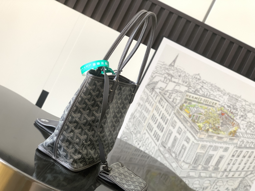Goyard Black Anjou Mini Bag Black Women's Handbag