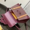 Goyard Burgundy Goyardine "Saigon" PM Top Handle Bag