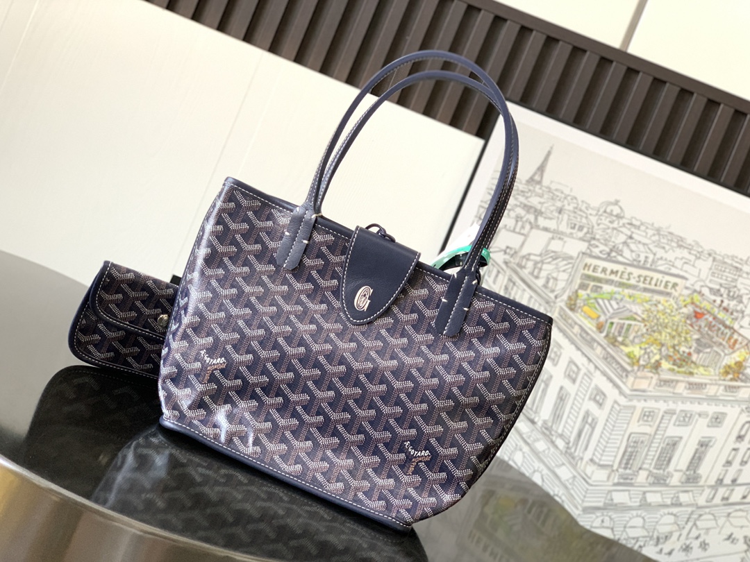 Goyard Anjou Mini Bag blue navy 20CM Best Quality