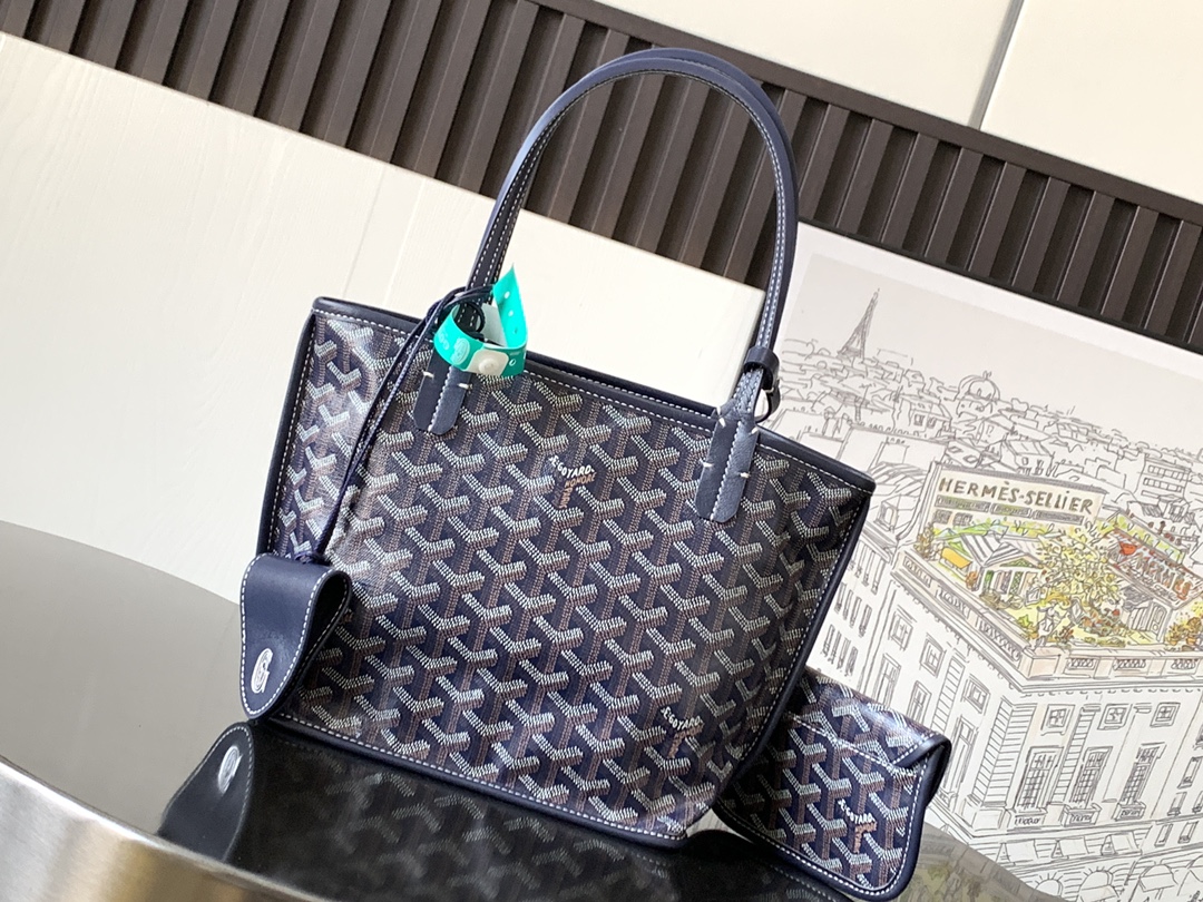 Goyard Anjou Mini Bag blue navy 20CM Best Quality