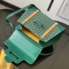 GOYARD Saigon Structure Mini Hand Shoulder Bag PVC green
