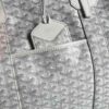 Goyard Sac Boeing 55 Duffle Handbag in white