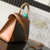 Goyard Brown Goyardine Coated Canvas and Leather Saigon PM Top Handle Bag Goyar