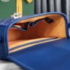 Goyard Toile Goyardine Bleue Belvédère PM ref.1326531