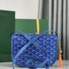Goyard Toile Goyardine Bleue Belvédère PM ref.1326531