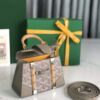 Goyard Saigon Structure Nano Bag Greige Goyardine Palladiu