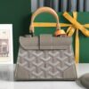Goyard Saigon Structure Nano Bag Greige Goyardine Palladiu