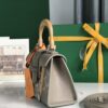Goyard Saigon Structure Nano Bag Greige Goyardine Palladiu