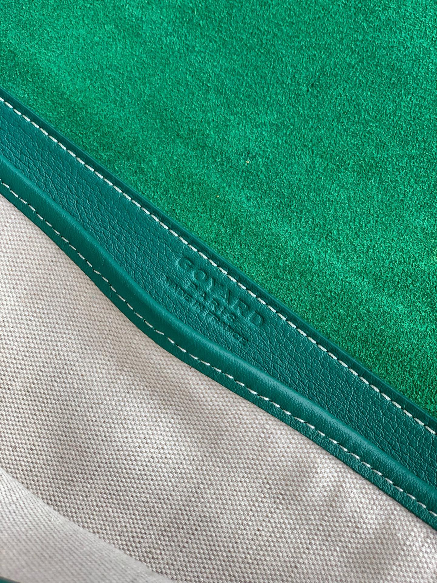 Leather handbag Goyard Green in Leather - 55874319