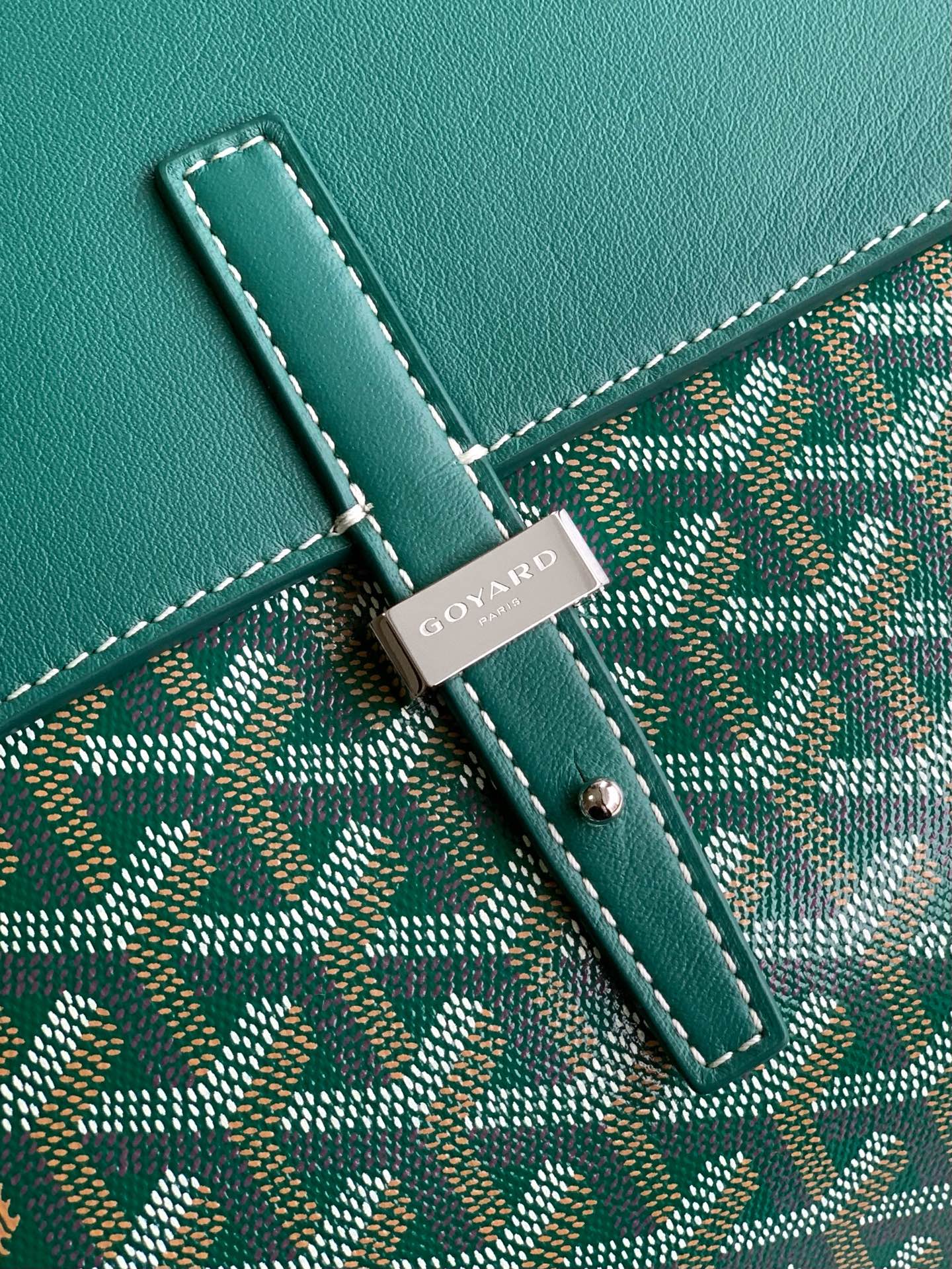 Leather handbag Goyard Green in Leather - 55874319