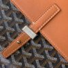 GOYARD Goyardine Coursier Messenger Bag black brown