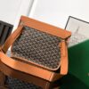 GOYARD Goyardine Coursier Messenger Bag black brown