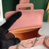 Goyard Saigon Structure Nano Bag Pink Goyardine Silver