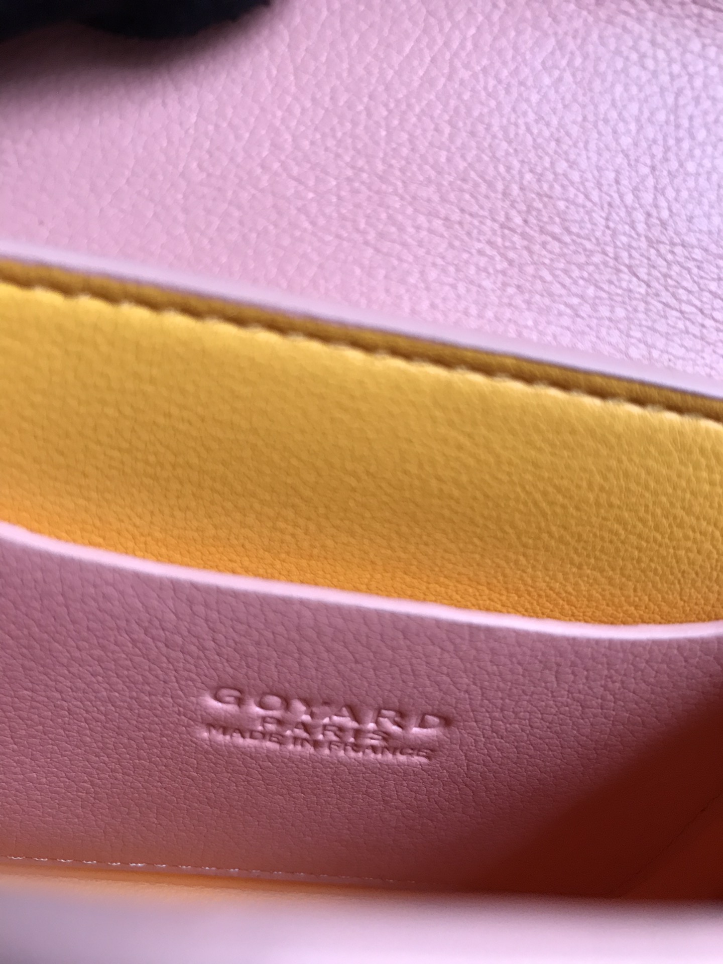 Goyard Saigon Structure Nano Bag Pink Goyardine Silver