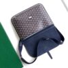 GOYARD Goyardine Coursier Messenger Bag navy blue