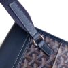 GOYARD Goyardine Coursier Messenger Bag navy blue
