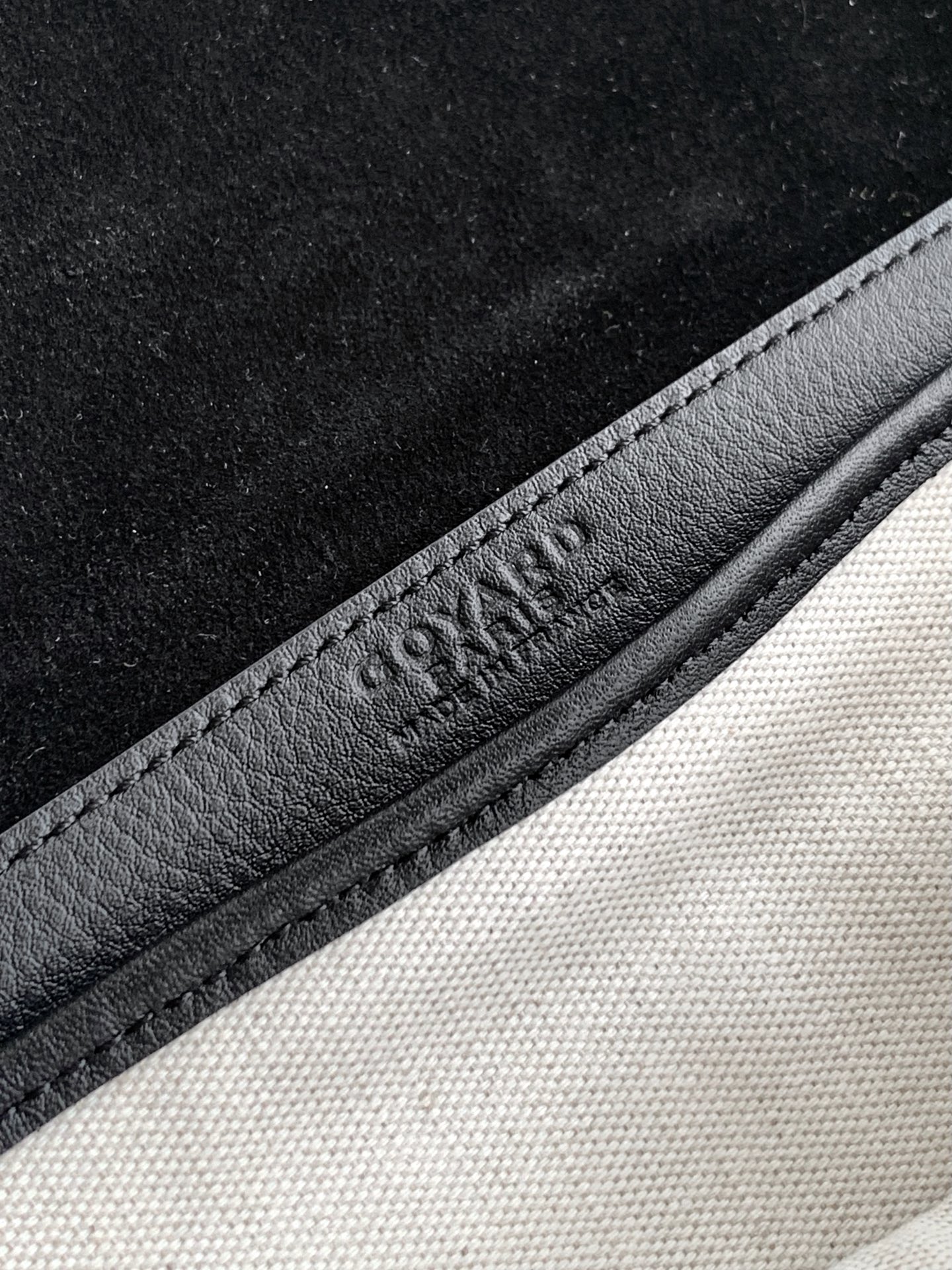 GOYARD Goyardine Coursier Messenger Bag Gray