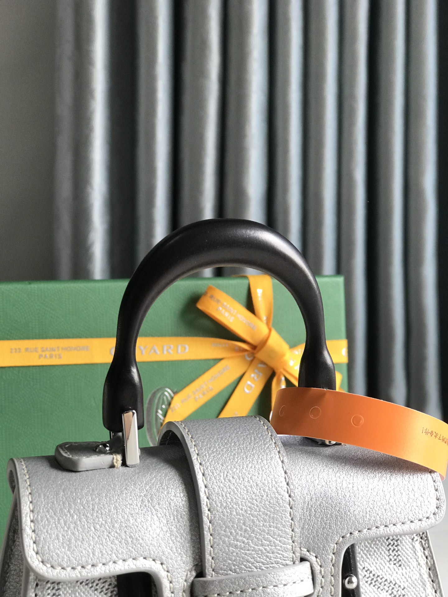 Silver Goyard Sac Saigon Mini Structure