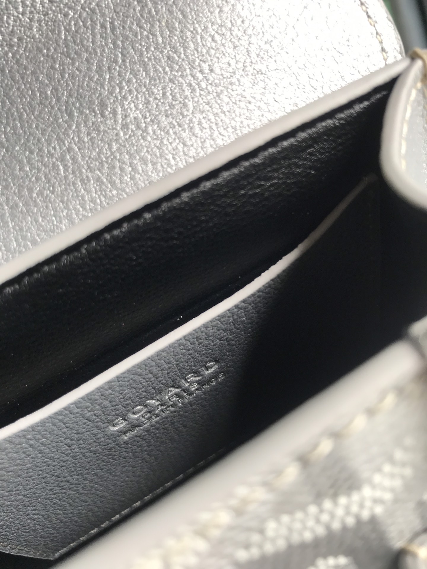 Silver Goyard Sac Saigon Mini Structure