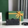Goyard Saigon Structure Nano Bag Jet Black Goyardine Silver