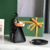 Goyard Saigon Structure Nano Bag Jet Black Goyardine Silver
