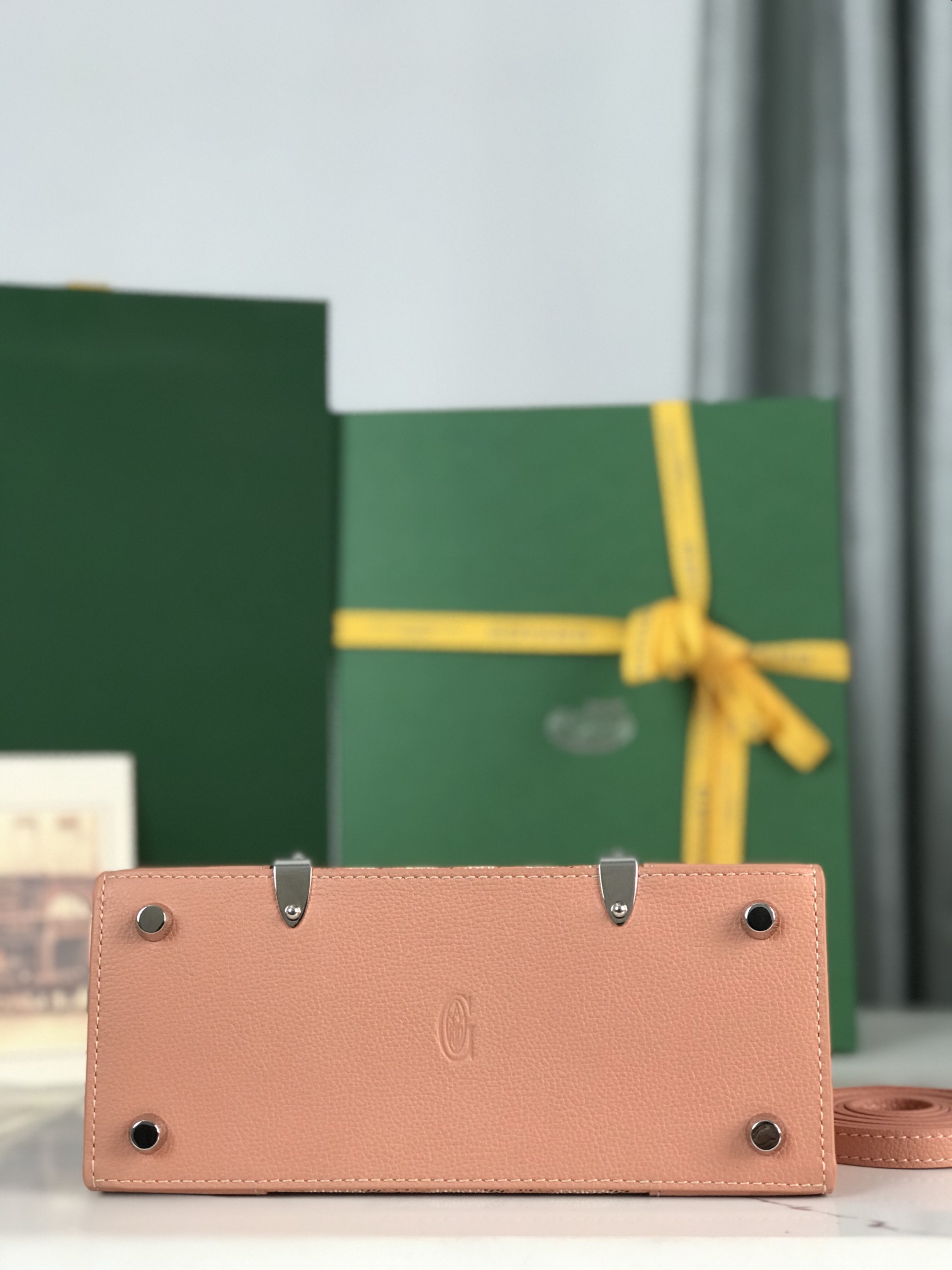Goyard pink Goyardine Canvas And Chevroches ...