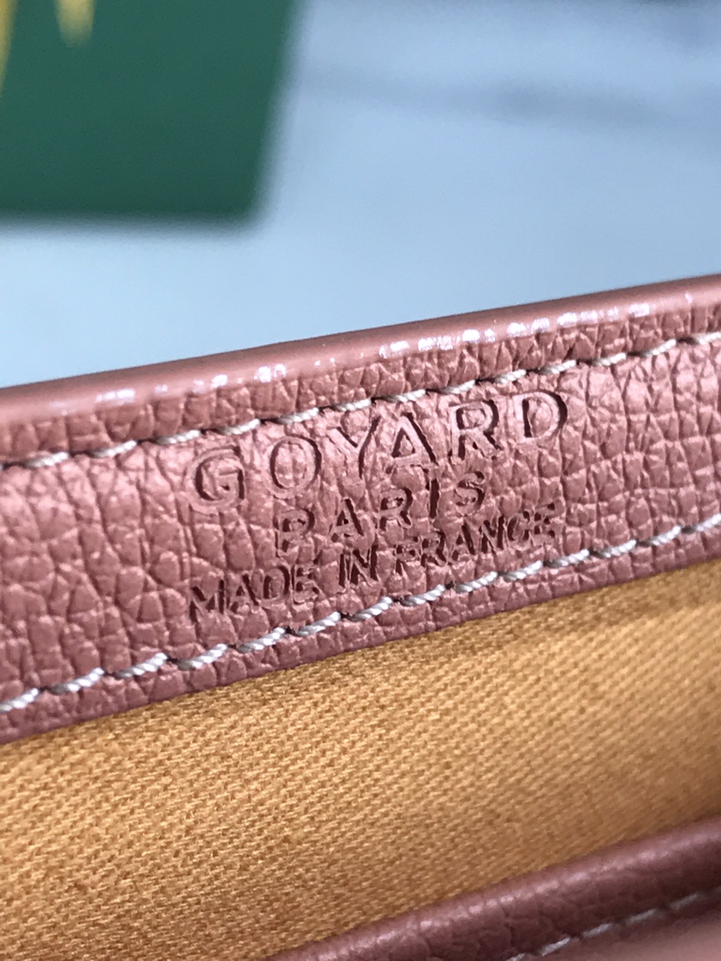 Goyard pink Goyardine Canvas And Chevroches ...