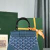 Goyard blue Goyardine Canvas And Chevroches ...