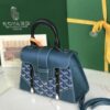 Goyard blue Goyardine Canvas And Chevroches ...
