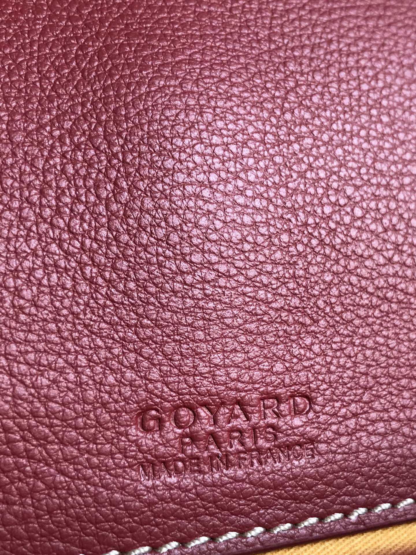 GOYARD Goyardine Belvedere II PM Messenger Bag red