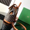Goyard Alpin Mini 3WAY Leather Backpack Black brown