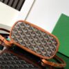 Goyard Alpin Mini 3WAY Leather Backpack Black brown