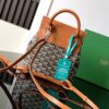 Goyard Alpin Mini 3WAY Leather Backpack Black brown