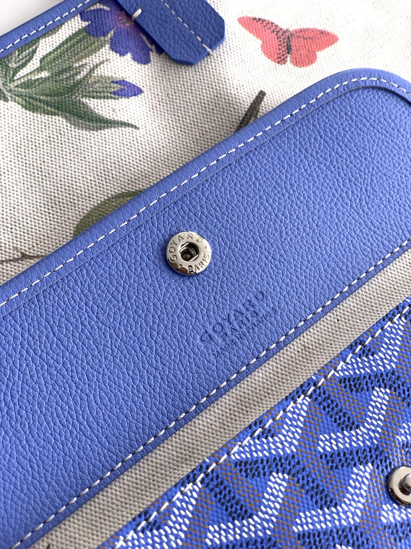 GOYARD Goyardine Le Jardin Saint Louis PM Iris bag blue
