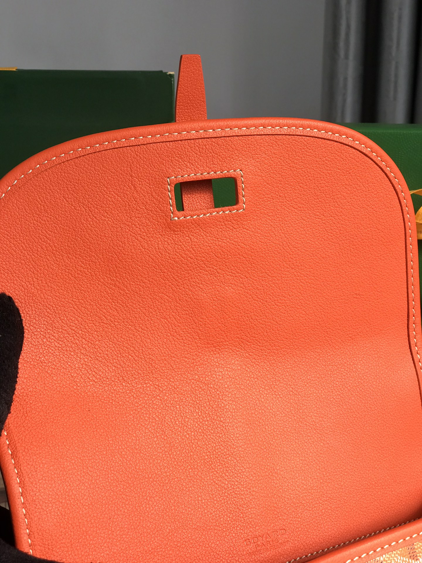 GOYARD Goyardine Belvedere II PM Messenger Bag orange