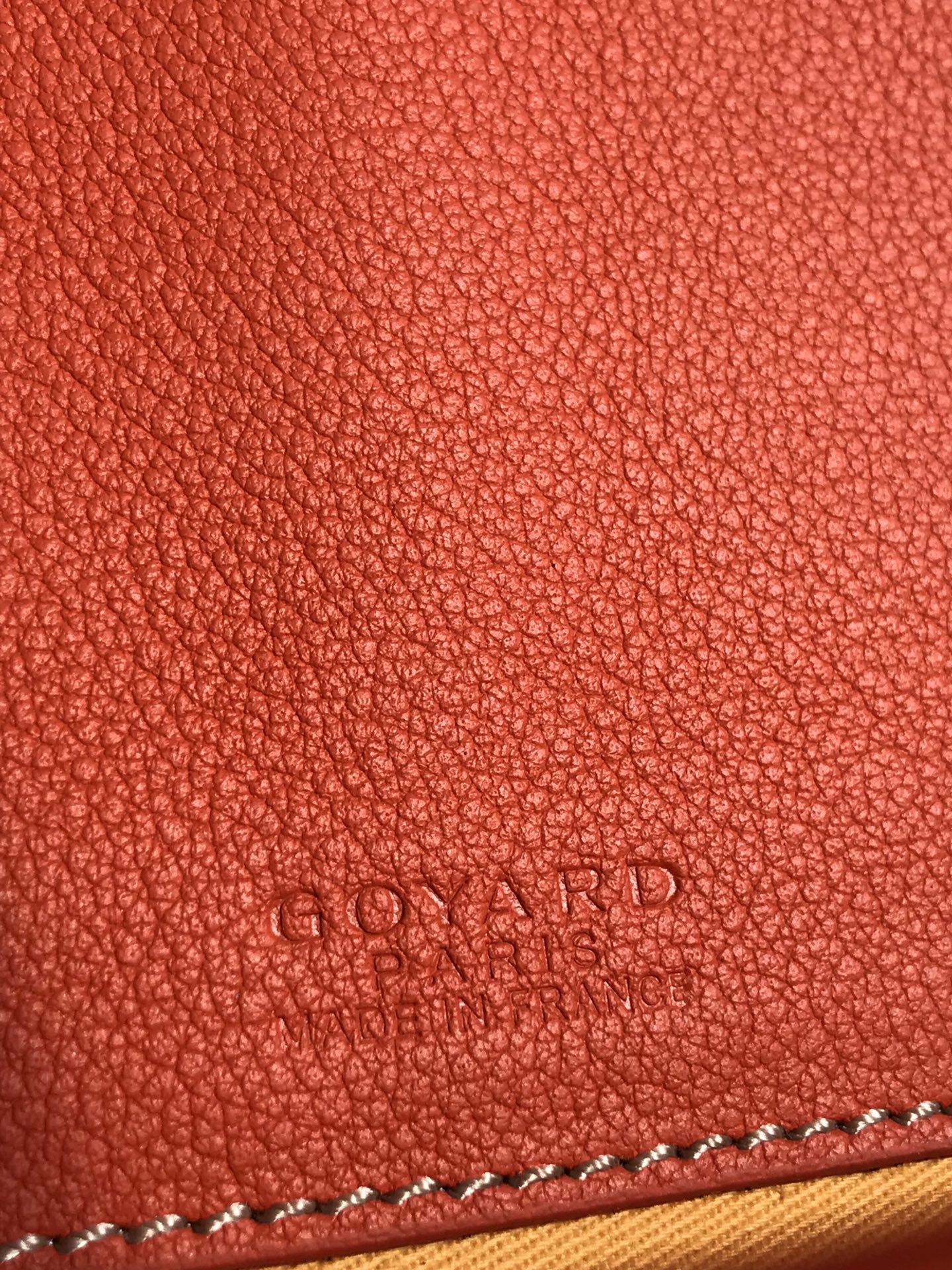 GOYARD Goyardine Belvedere II PM Messenger Bag orange
